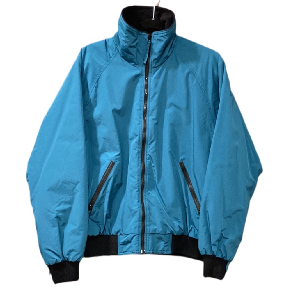Uniforms To You (UTY) Vintage Unisex Turquoise Nylon Bomber Jacket Size Medium